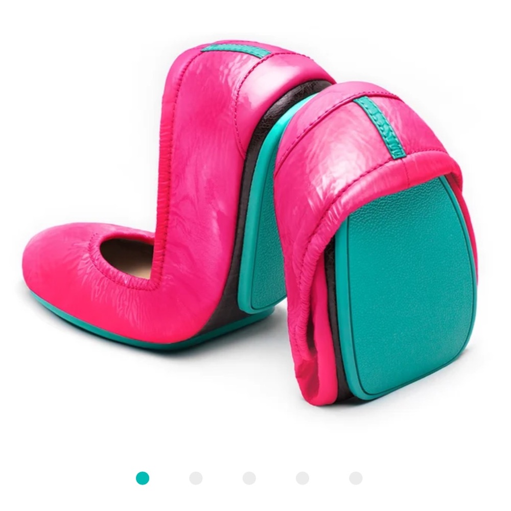 Tieks Neon Pink Ballet Flats